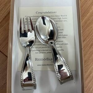 NWT Reed & Barton Pewter Baby Beads